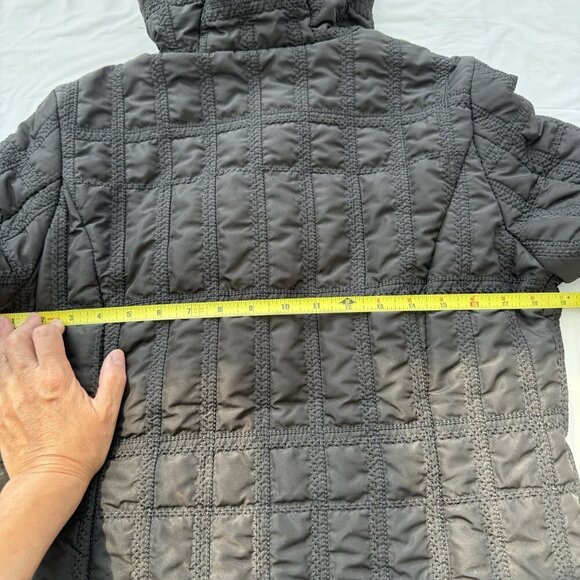 DESIGUAL Hooded Pakaian Jadi Wanita Jacket Size 38 US Women's Size 2 Black - Picture 15 of 16